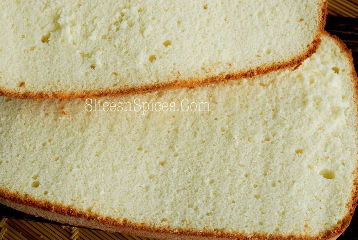 BASIC FATLESS SPONGE CAKE Slices 'n' Spices